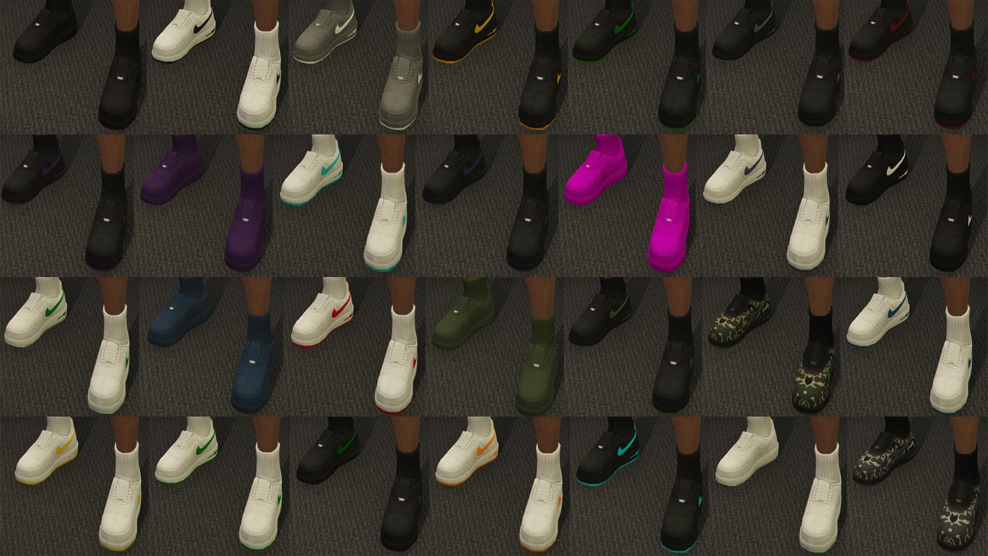 Nike Air Force Shoe Pack Gta5